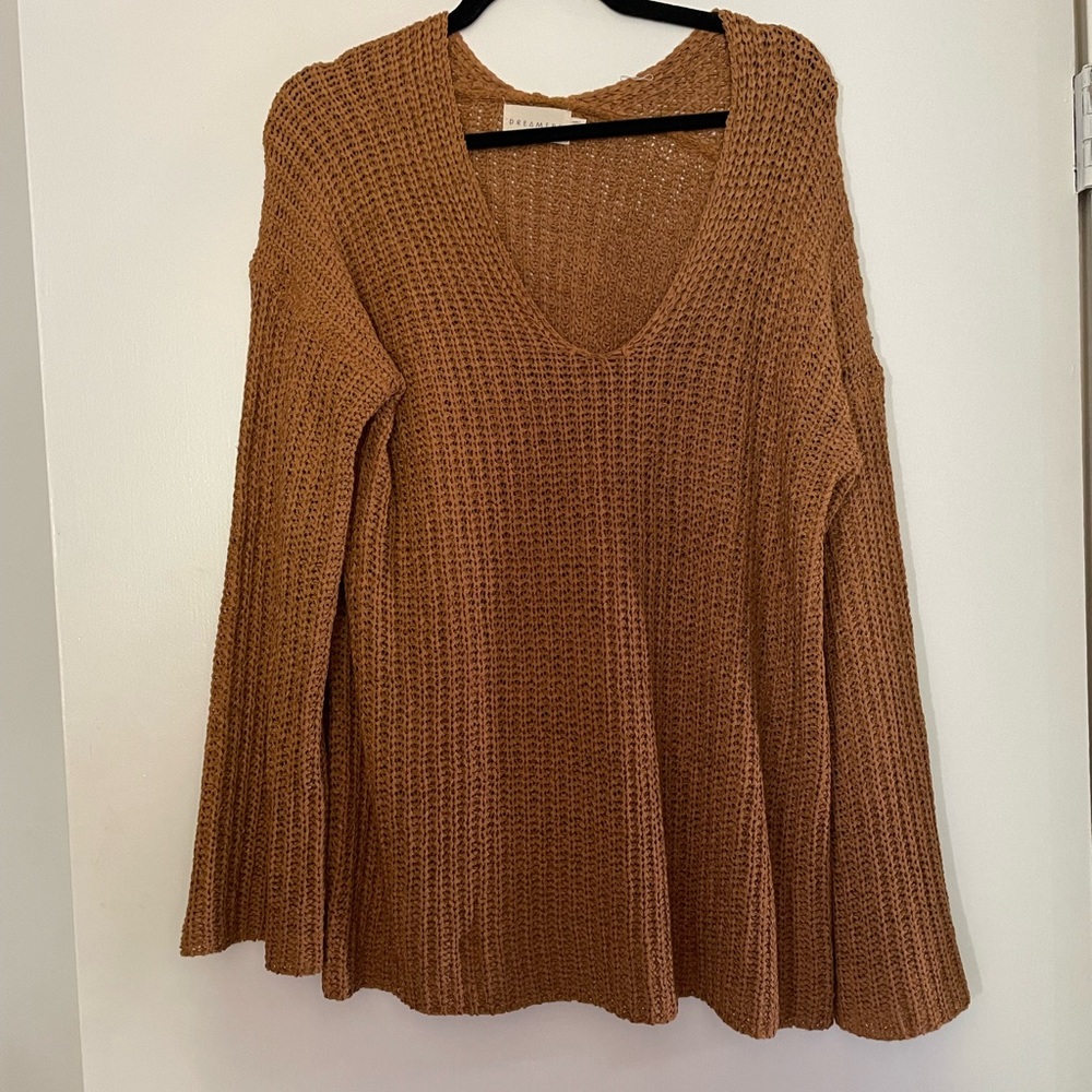 Bell sleeve sweater
